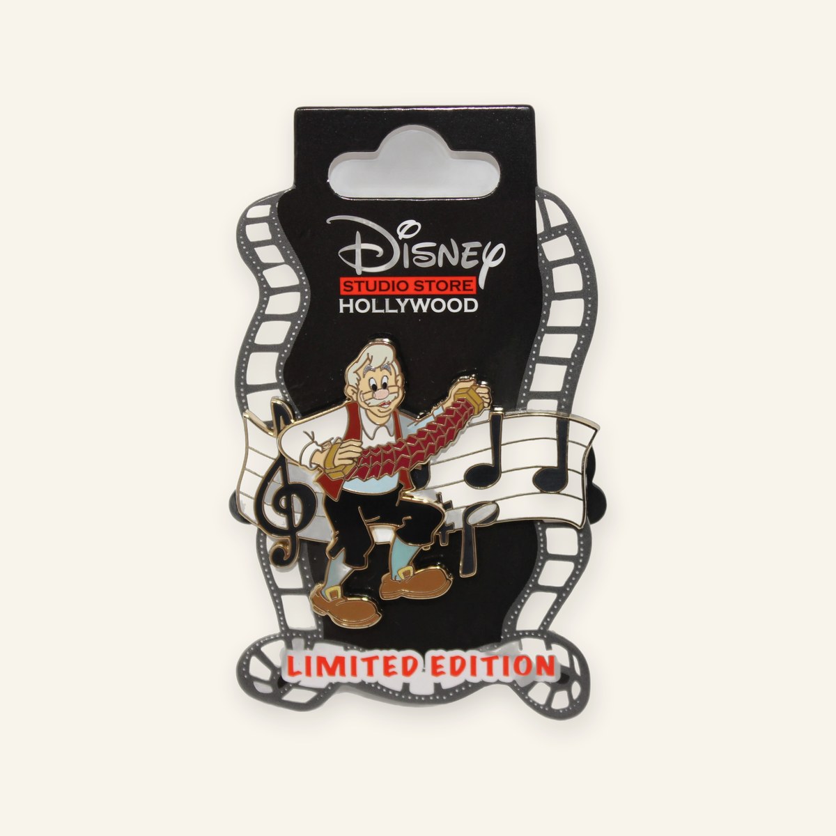 Geppetto D23 Expo 2024 DSSH Instrumental Cast Disney Pin