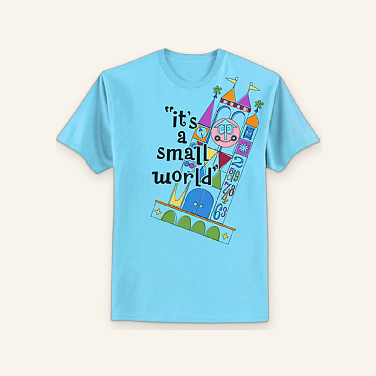 "it's a small world" 60th Anniversary Mary Blair Adult Tee