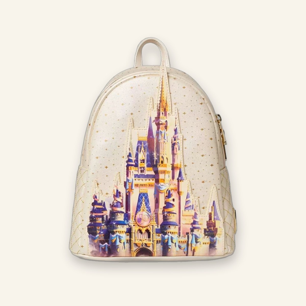 Loungefly WDW 50th Anniversary Grand Finale Castle Mini Backpack