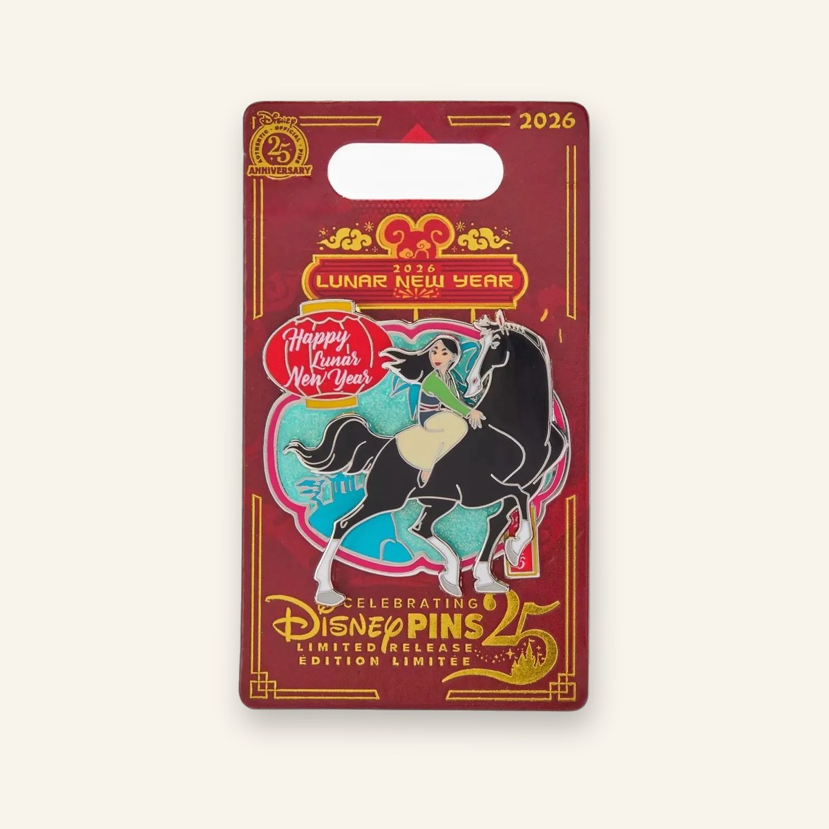 Lunar New Year 2026 Mulan and Khan Pin