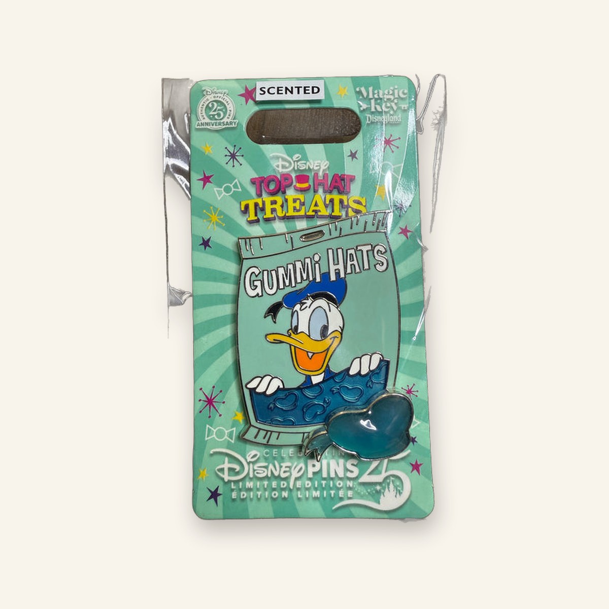Magic Key "Top Hat Treats" Gummi Hats Pin