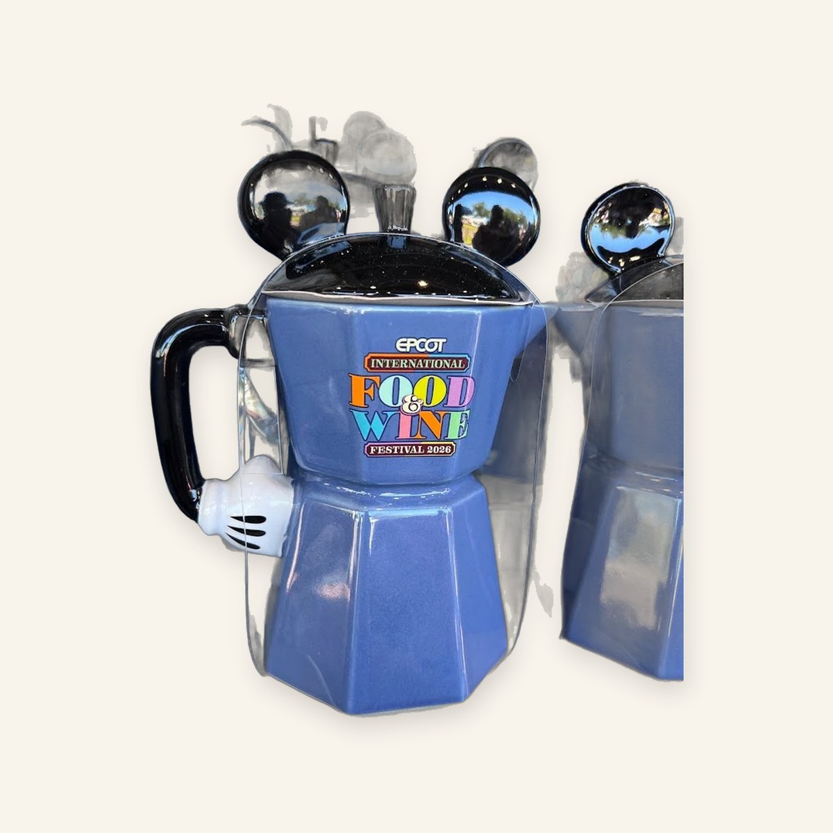 Mickey Mouse 2026 Epcot Food & Wine Festival Coffee Pot