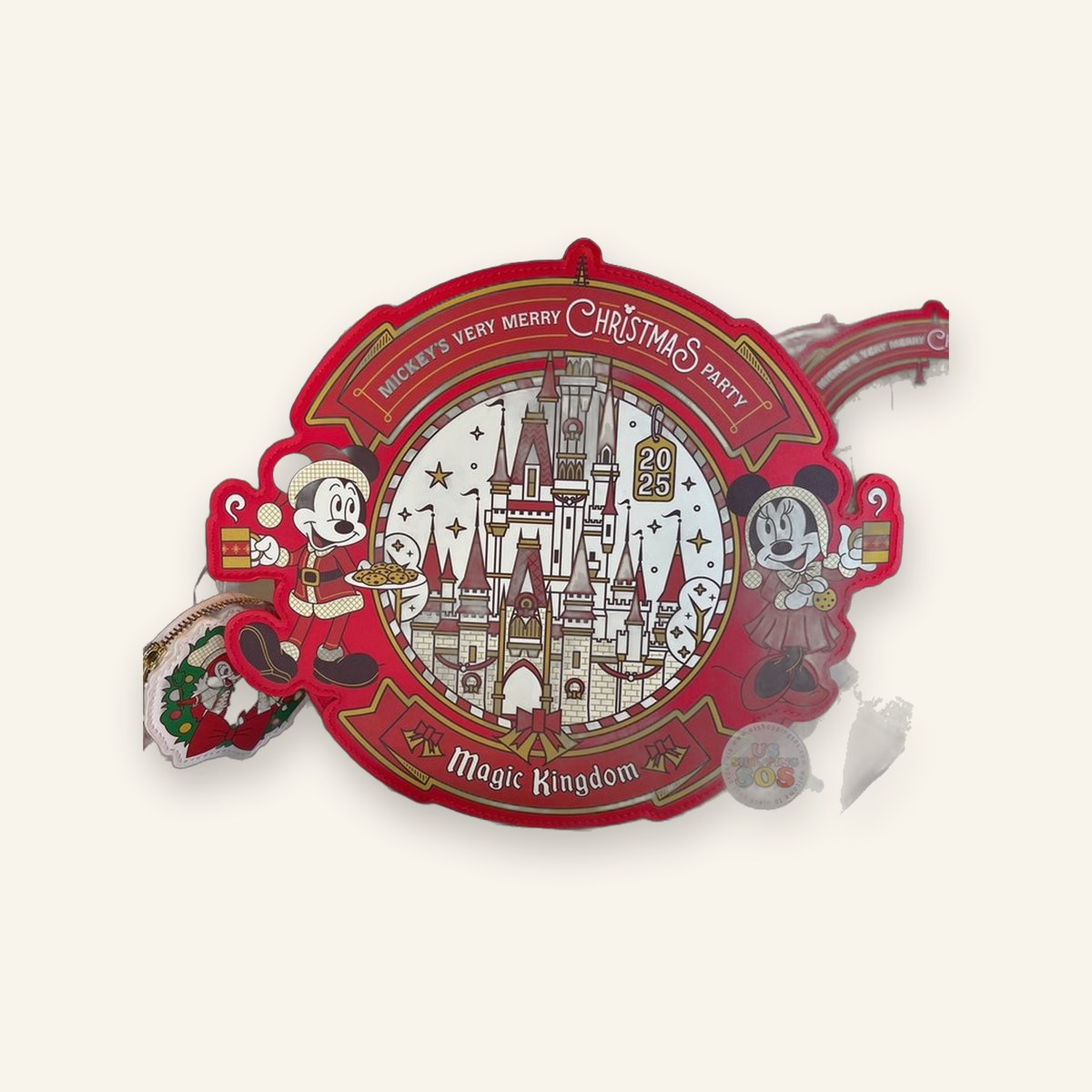 Mickey's Very Merry Christmas Party 2025 Loungefly Mini Backpack