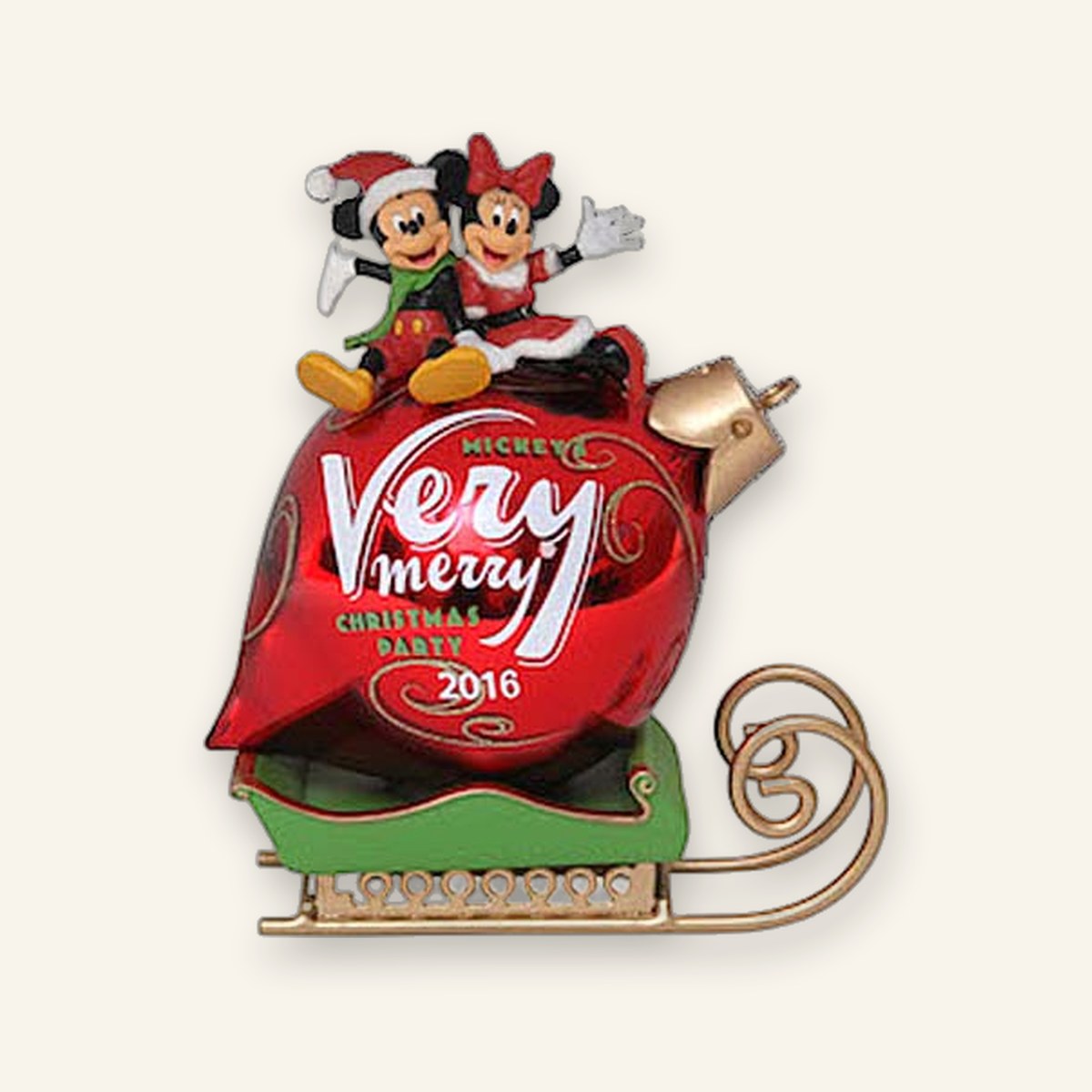 Mickey's Very Merry Christmas Party Annual Dated Ornament