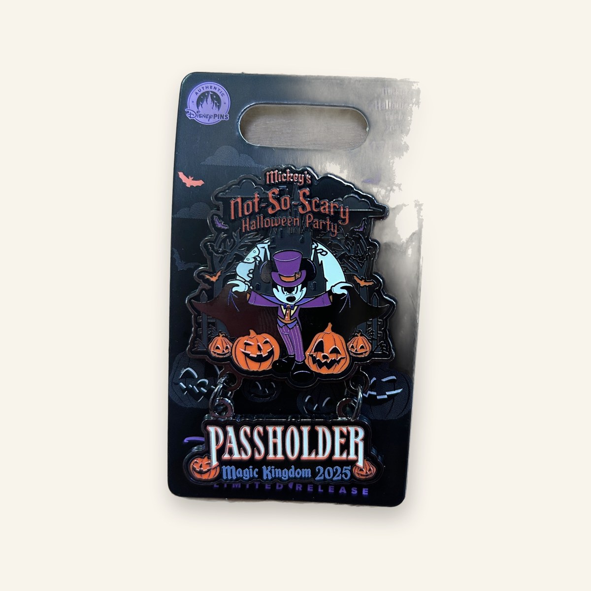 MNSSHP 2025 Annual Passholder Mickey Mouse Pin