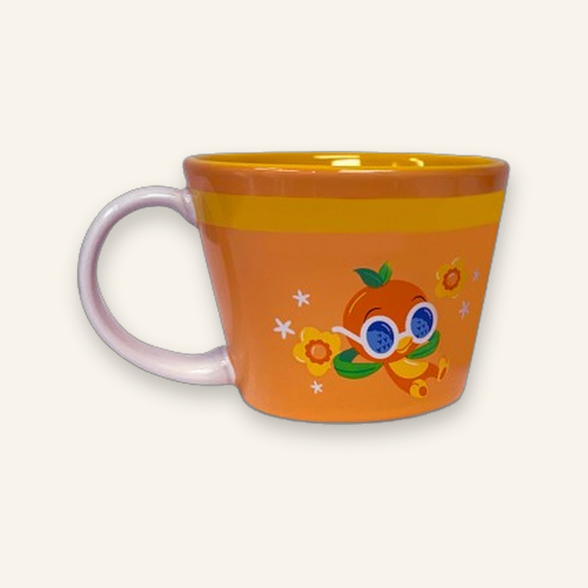 Orange Bird Ice Cream Sculpted Mug