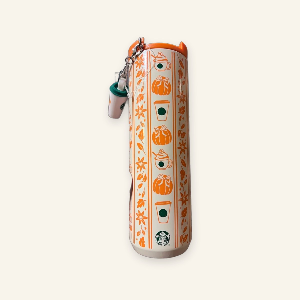 Pumpkin Spice Metal Starbucks Tumbler 16 oz.