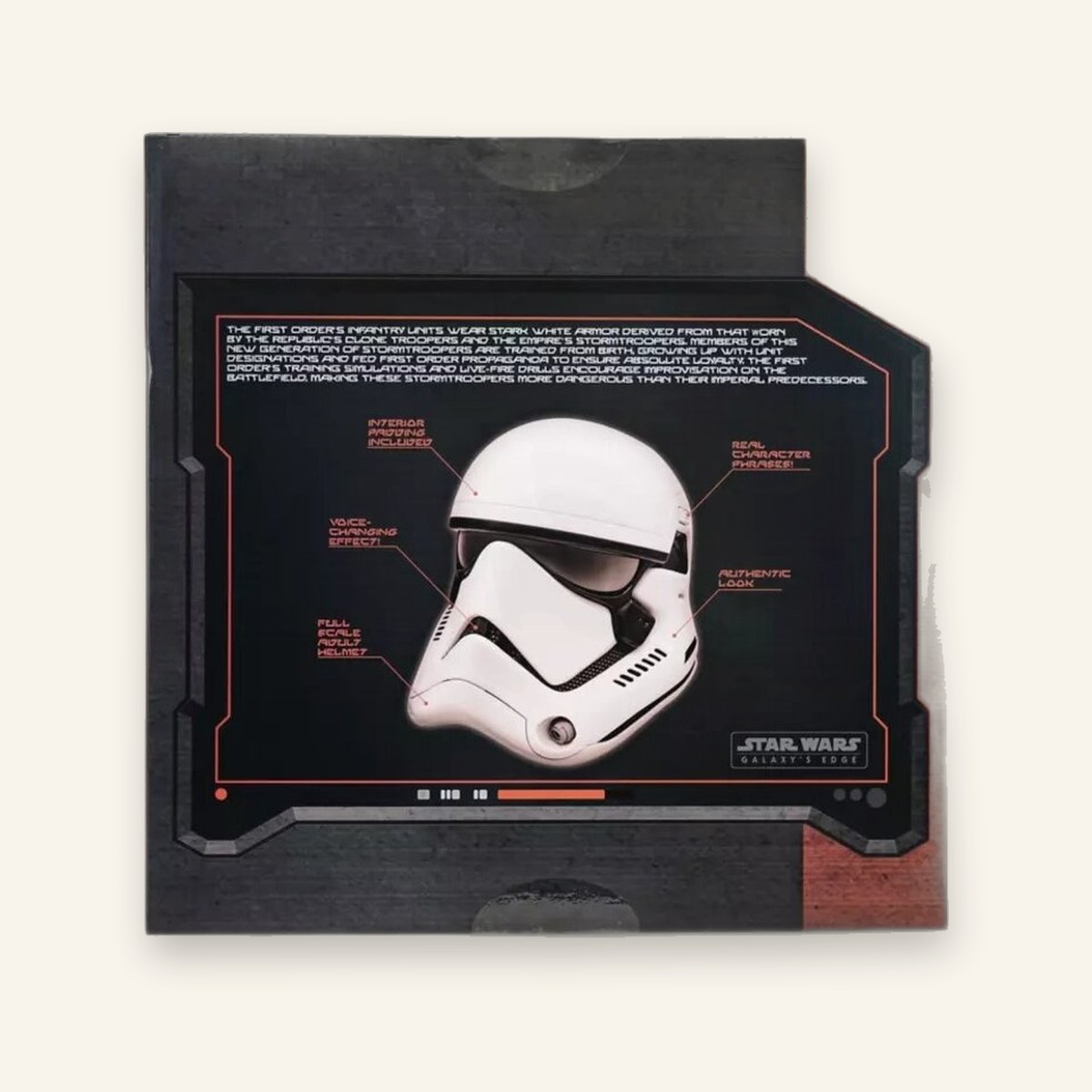 Star Wars: Galaxy's Edge First Order Stormtrooper Helmet