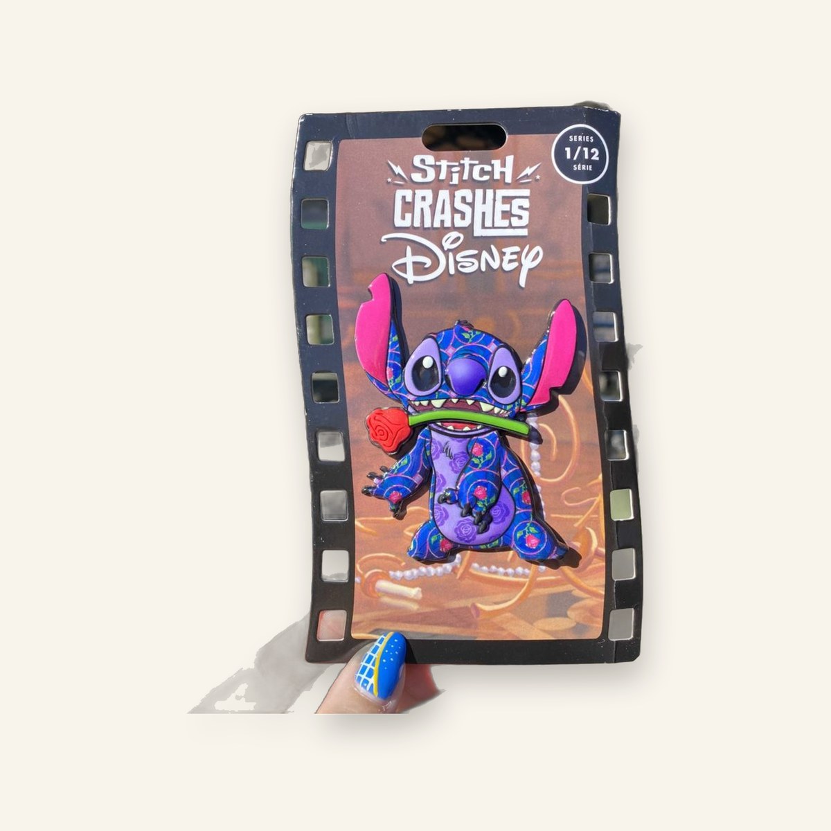 Stitch Crashes Disney — Beauty and the Beast Pin (Series 1)