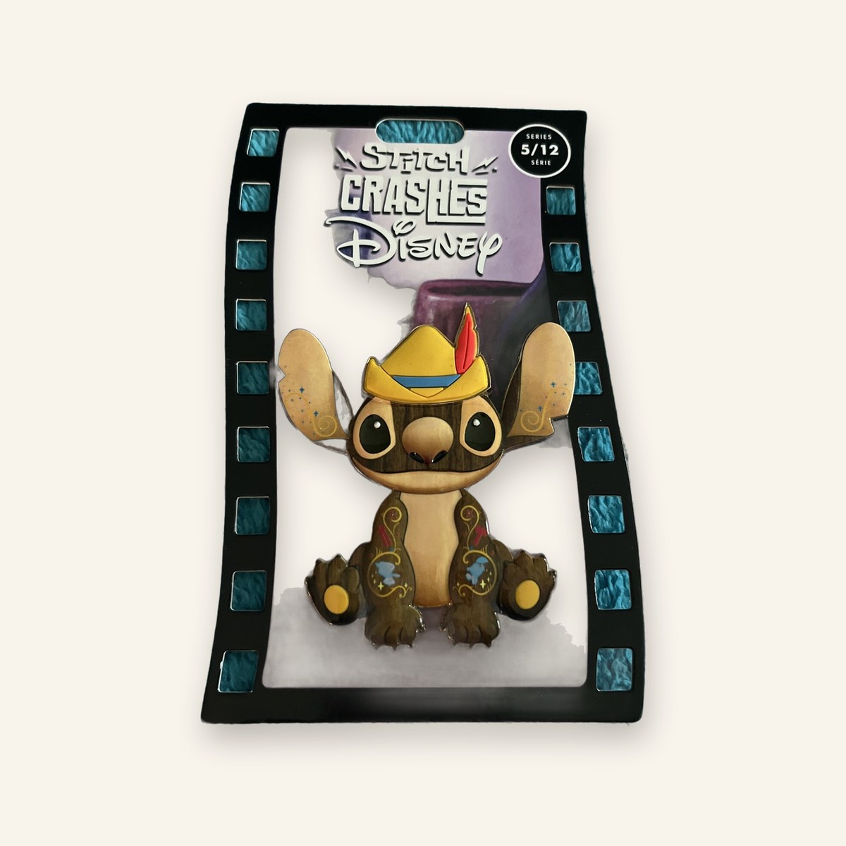 Stitch Crashes Disney — Pinocchio Pin (Series 5)