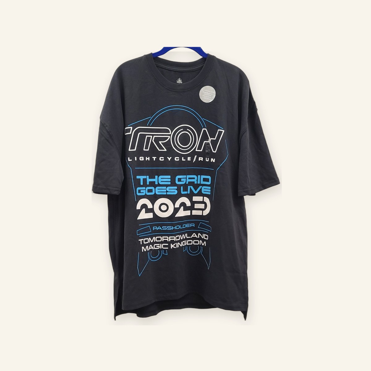 TRON Lightcycle Run "Powering Up 2023" Opening Day Tee