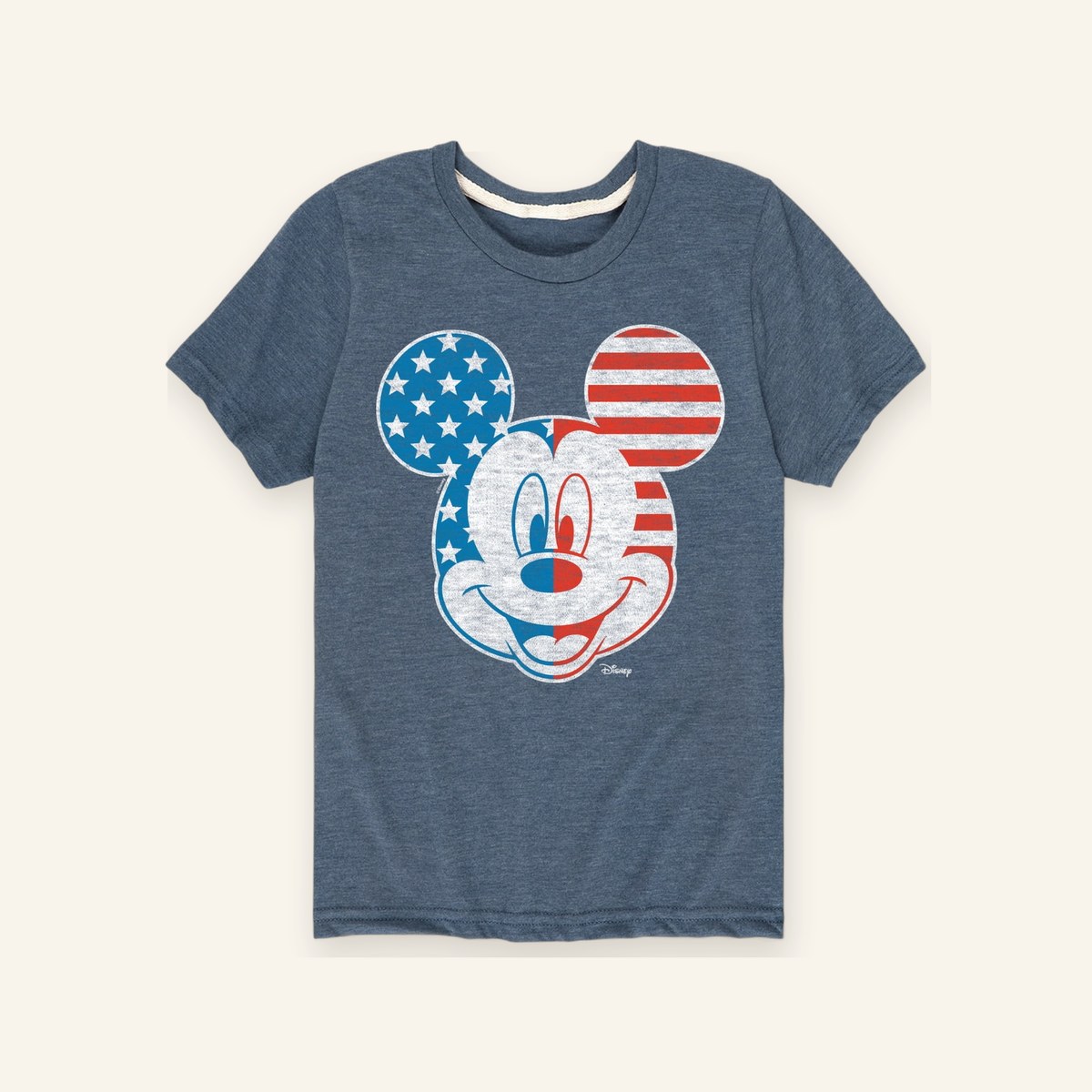 Walt Disney World Americana Mickey Flag-Face Tee (2025)