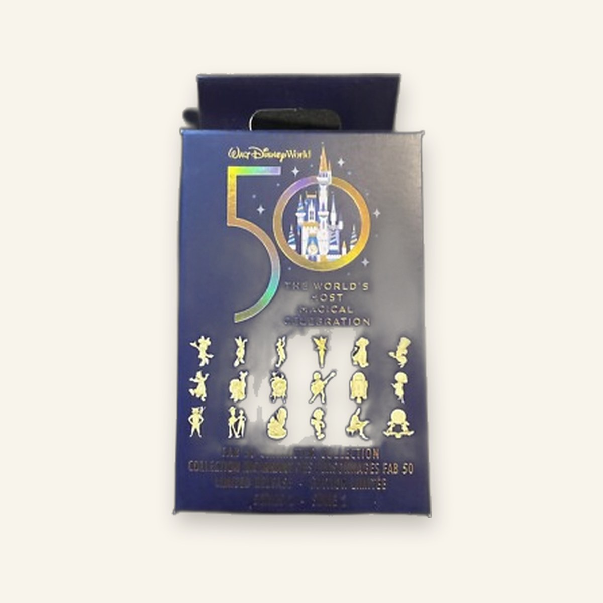 WDW 50th Anniversary "Fab 50" Tiny Kingdom Mystery Pin Series