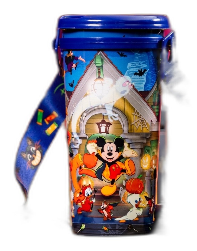 Official product photograph of the 2026 Disneyland Resort Halloween travel tumbler