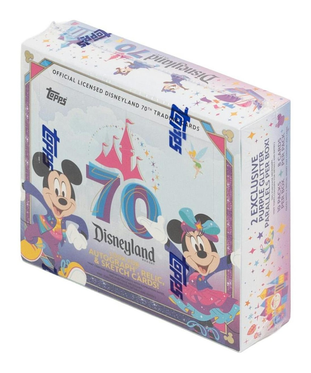Sealed Disneyland-exclusive 2025 Topps Disneyland 70th Anniversary trading-card box