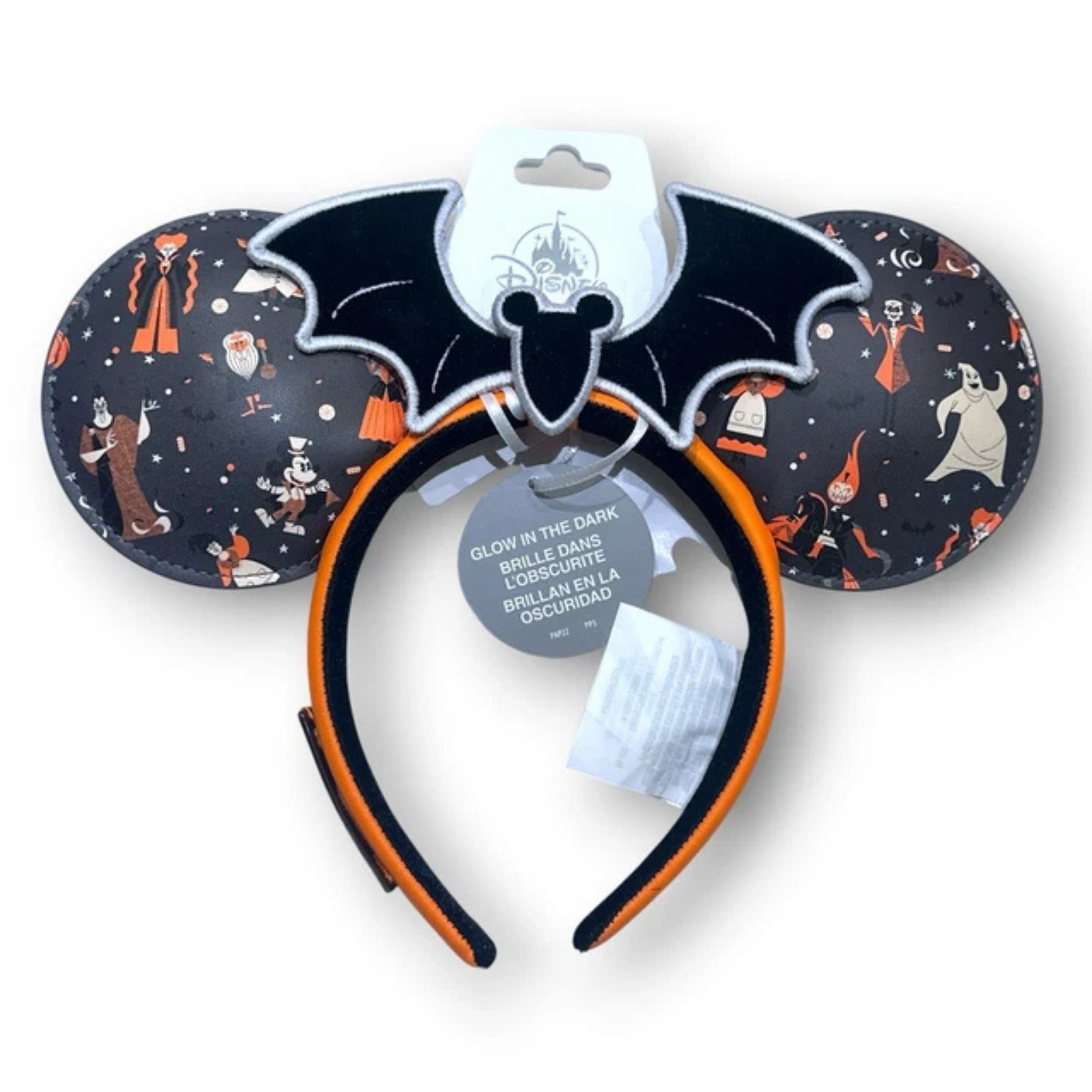 Mickey's Not-So-Scary Halloween Party 2026 glow-in-the-dark Loungefly ear headband