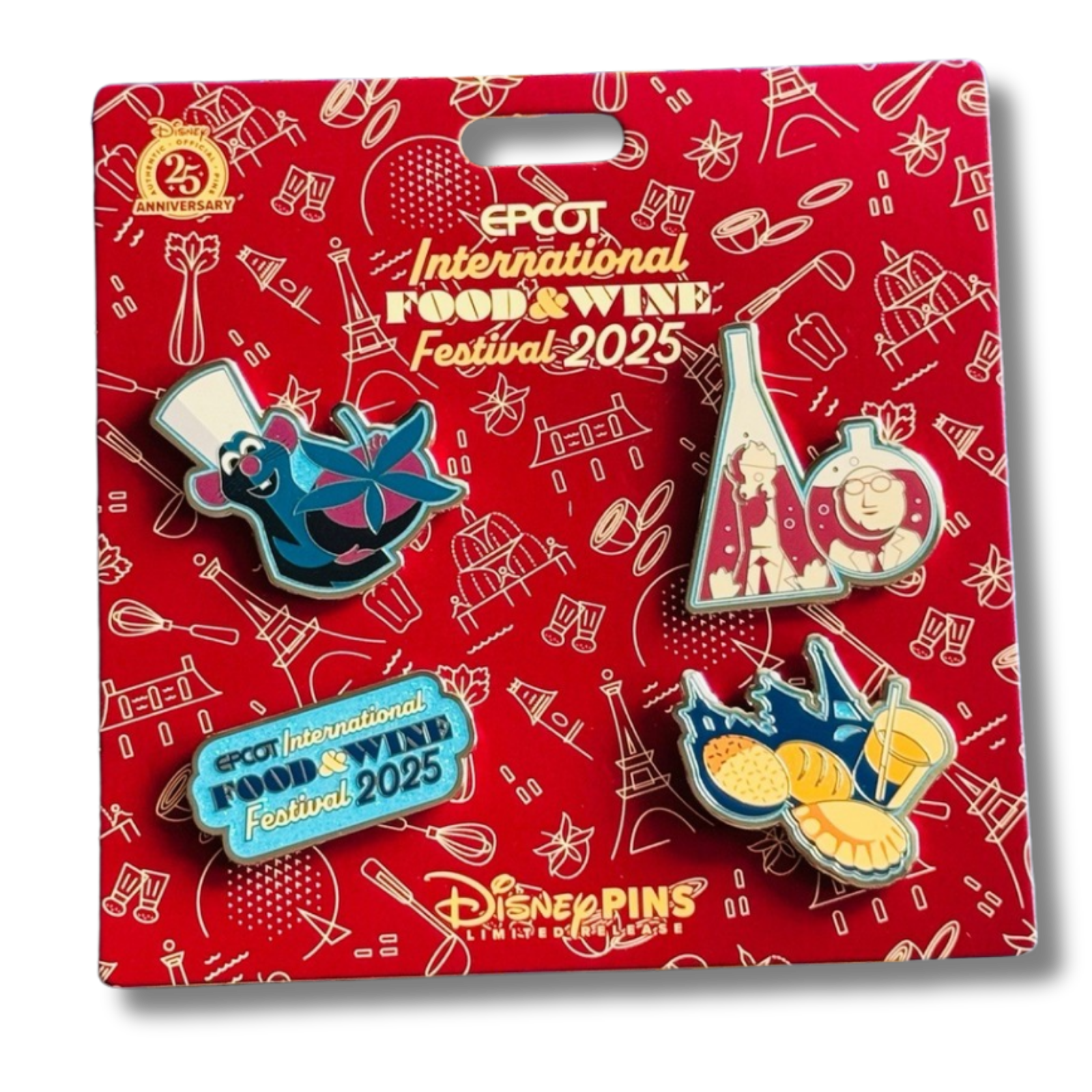 EPCOT Food & Wine 2025 Booster Pin Set