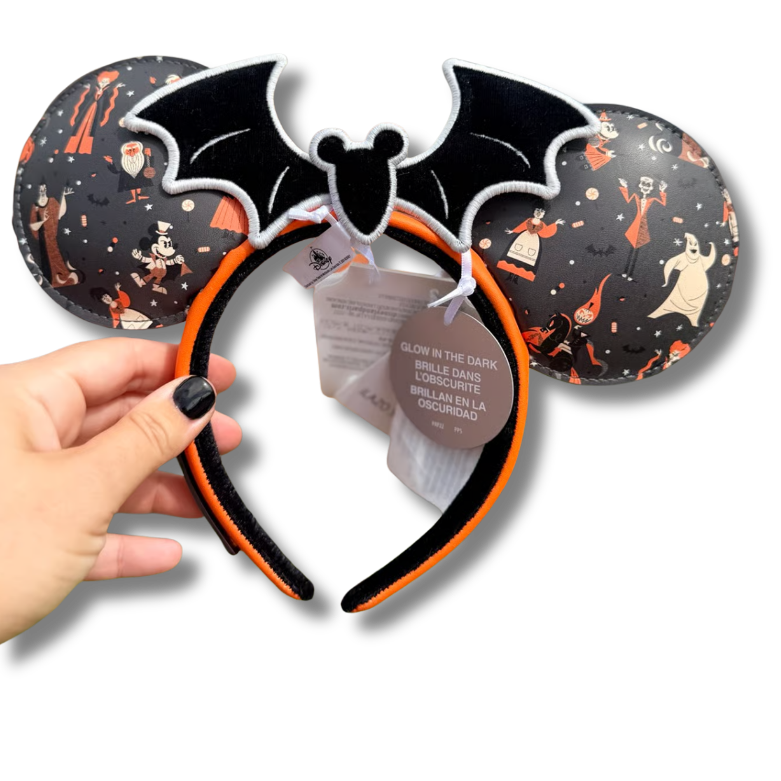 Mickey's Not-So-Scary Halloween Party Glow-in-the-Dark Loungefly Ear Headband 2026