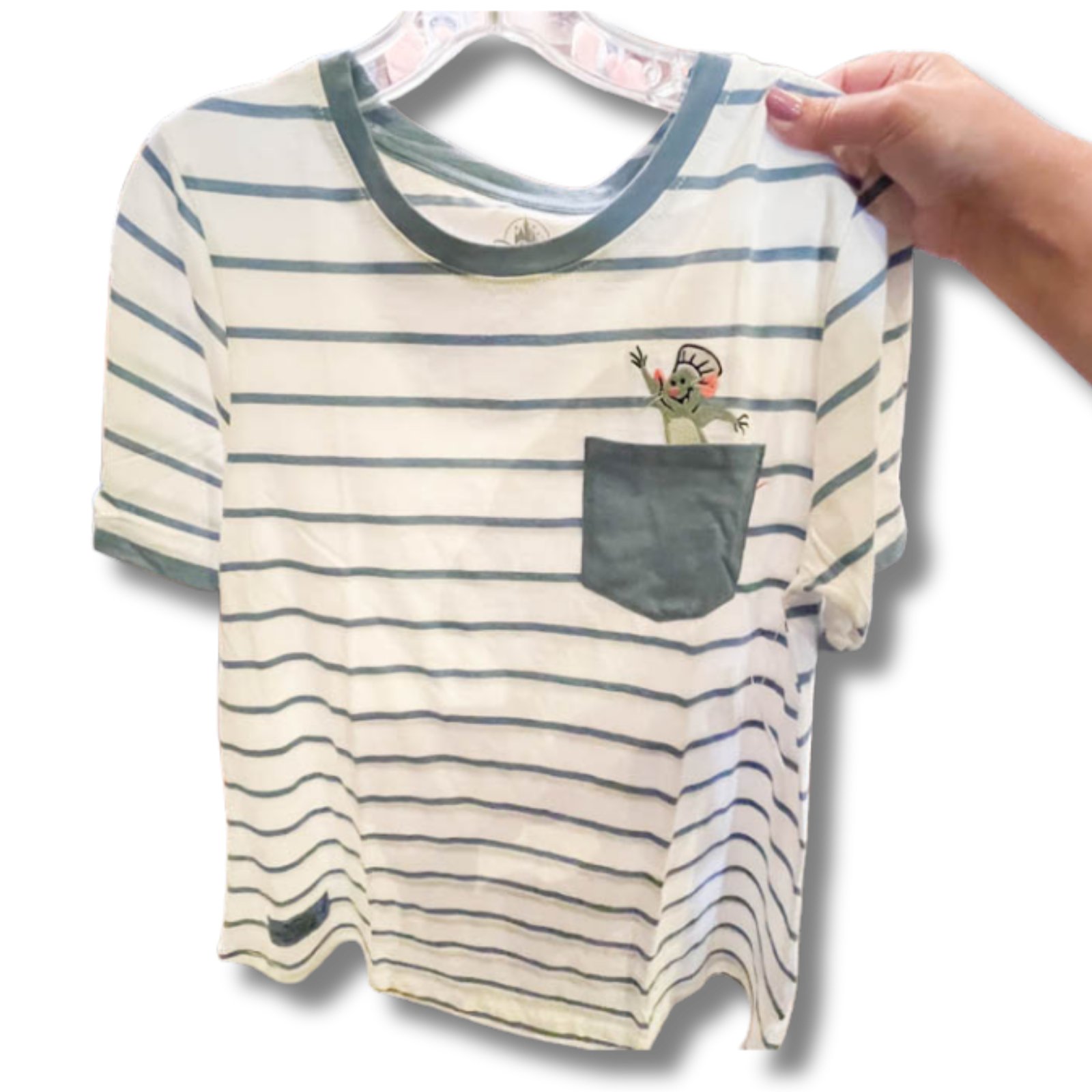 Remy's Ratatouille Adventure Parisian Stripe Pocket Tee