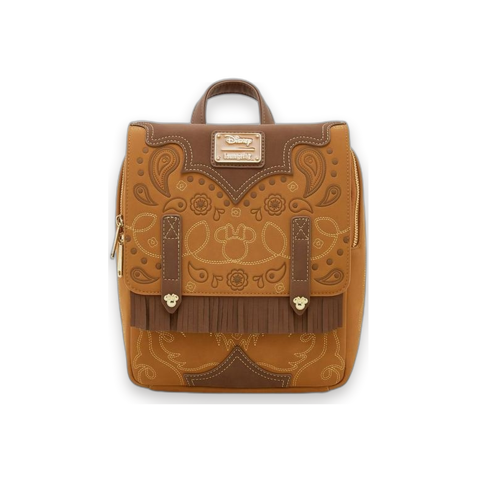 Loungefly Disney Minnie Mouse Western Patterned Mini Backpack