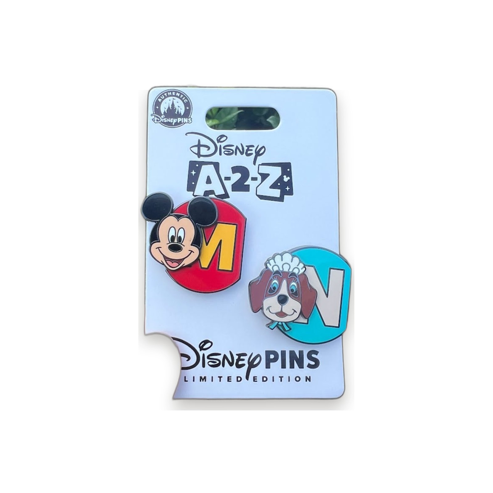 Mickey Mouse & Nana A-2-Z Disney Pin Set